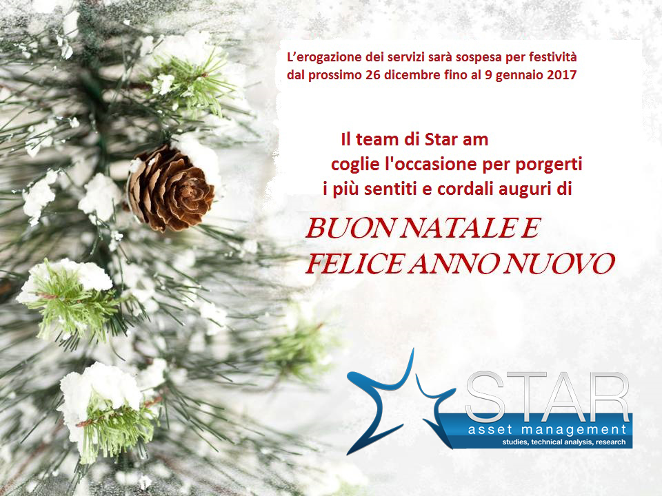 Buon natale e felice anno nuovo